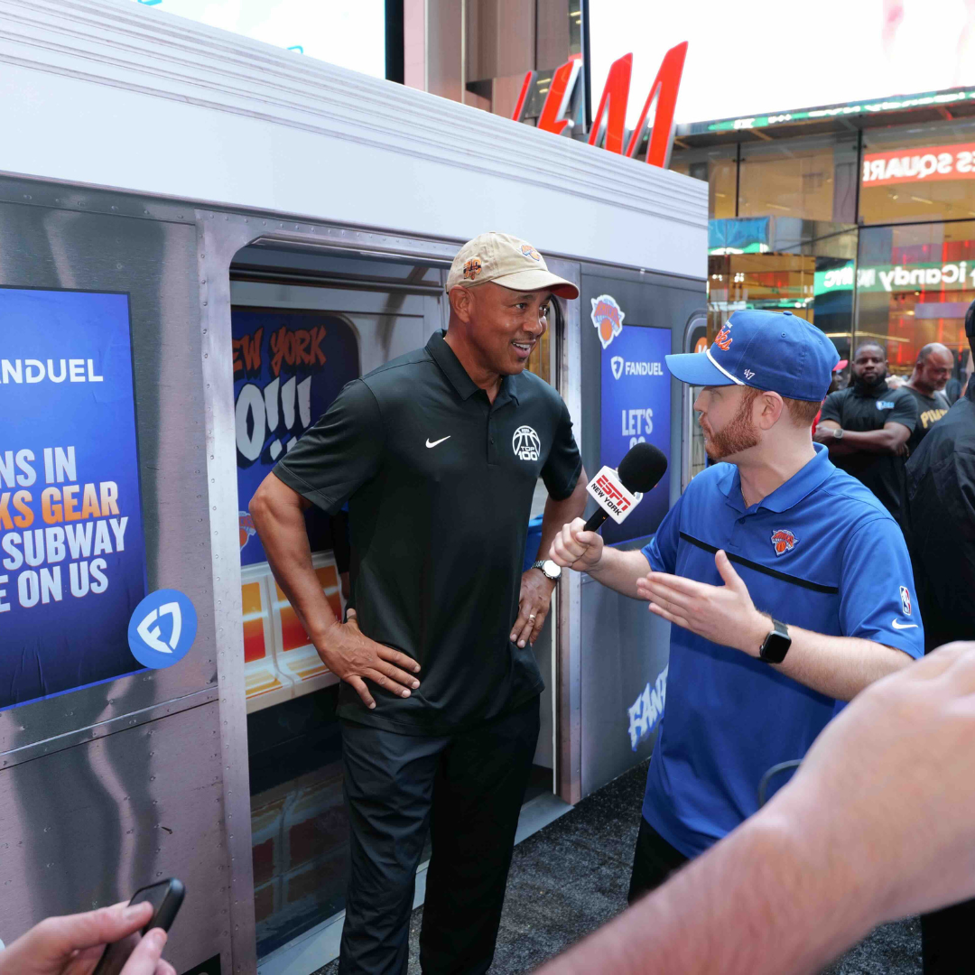 FanDuel Knicks Subway FanFare